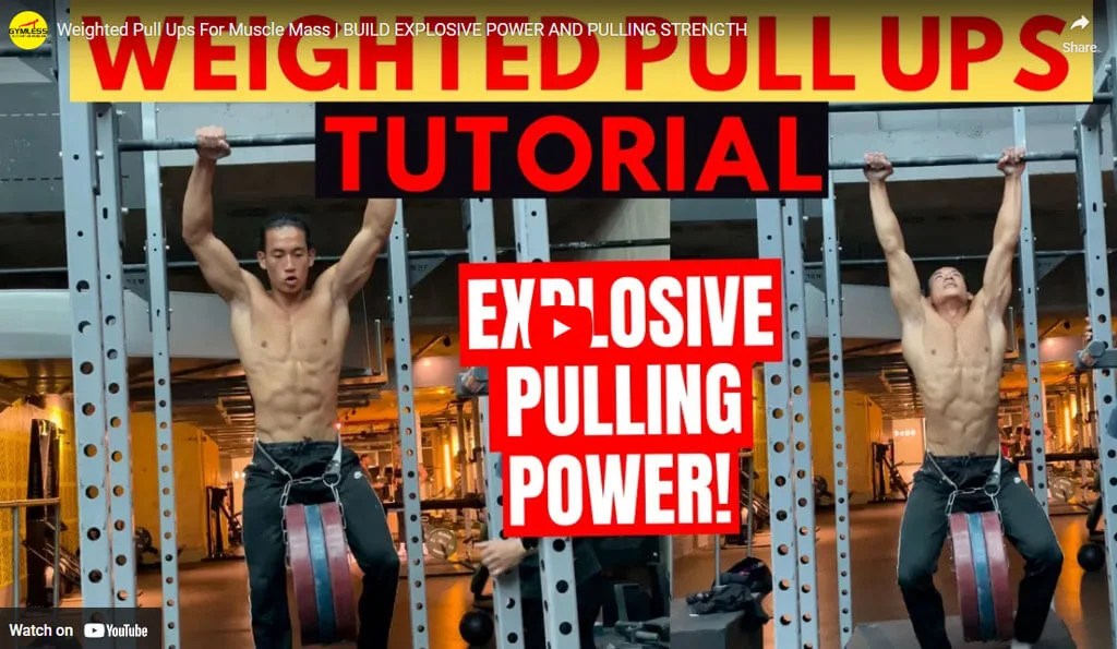 Weighted Pull Ups What Are They? Muscles Worked? Benefits? Gymless