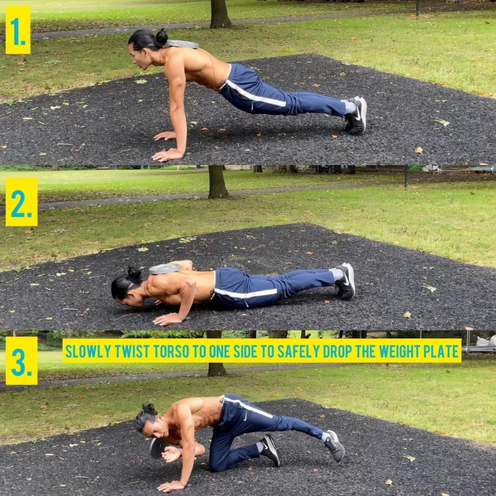 Weighted Push Ups How to do Weighted Push Ups Gymless