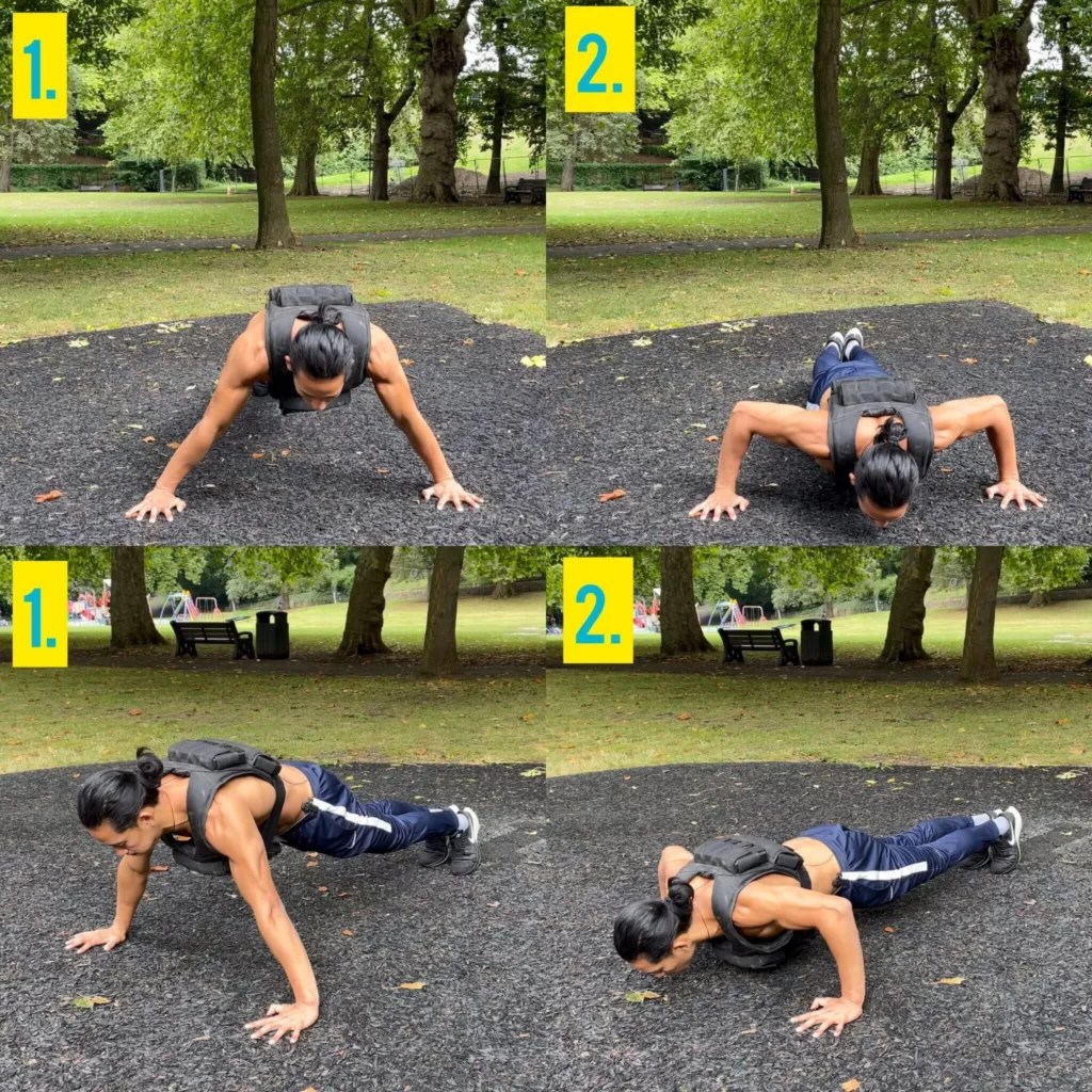 Weighted Push Ups How to do Weighted Push Ups Gymless