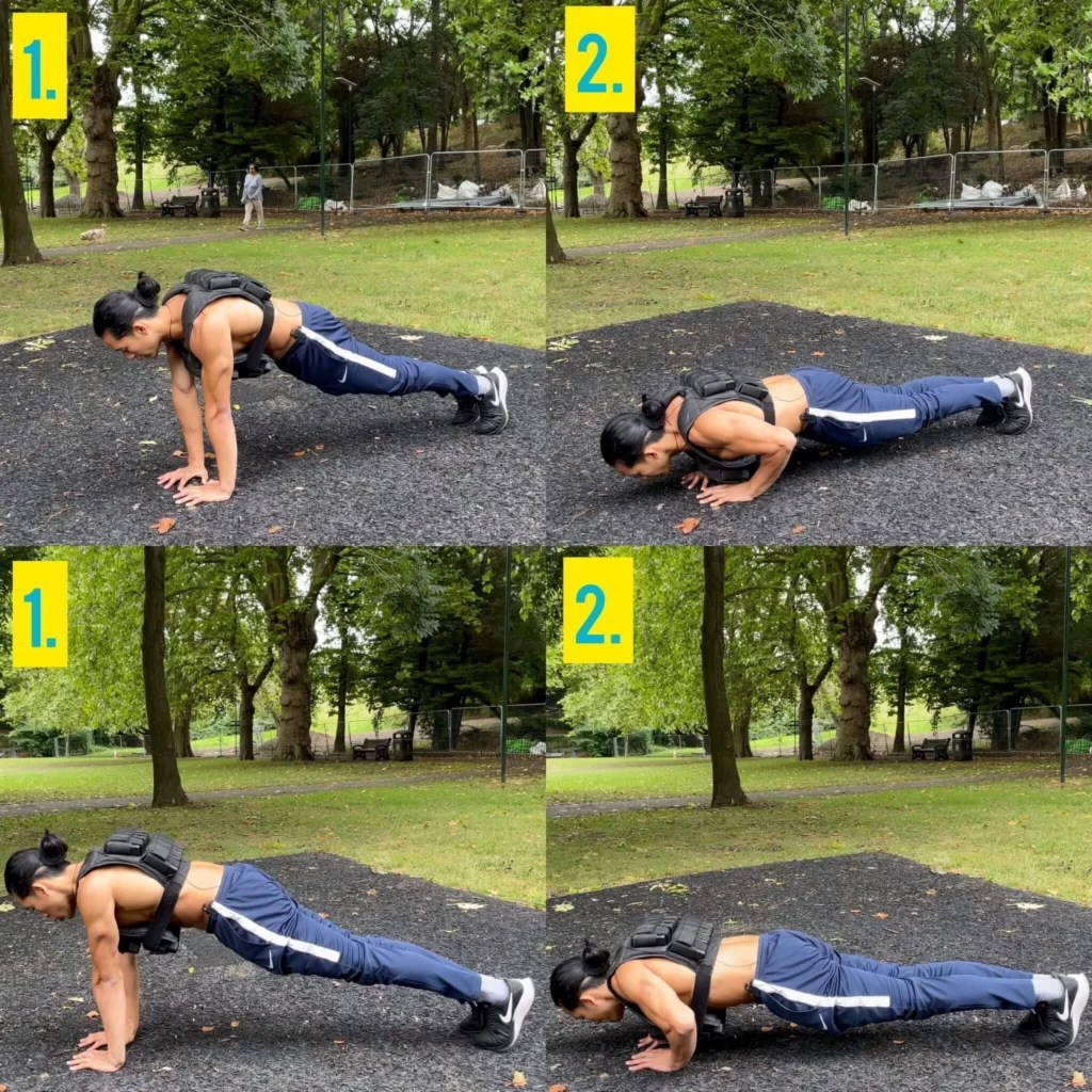 Weighted Push Ups How to do Weighted Push Ups Gymless