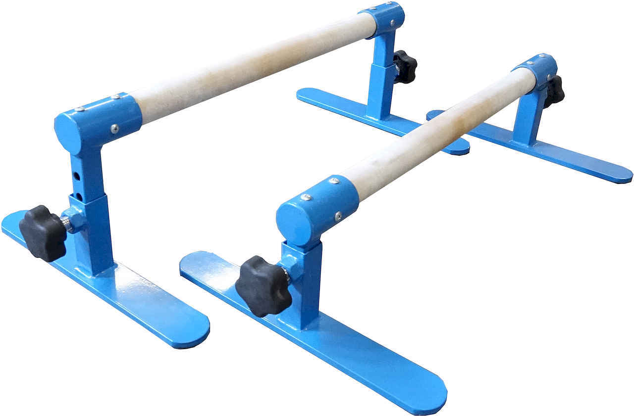 Adjustable Height Parallette Bars Gymnastics Equipment and