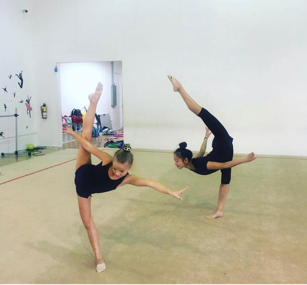 Rhythmic Gymnastics in Miami Du Sol Gymnastics School