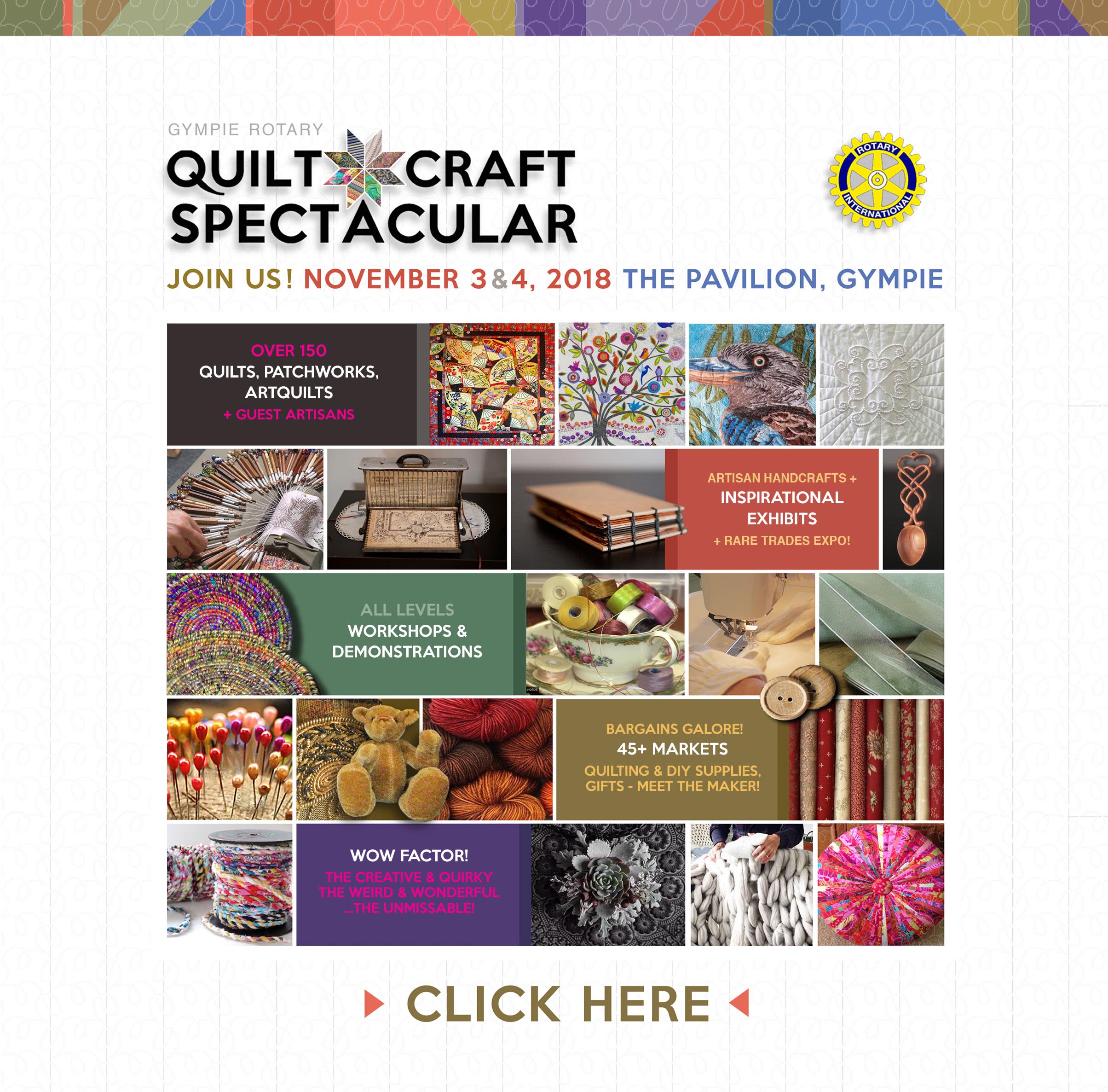 Quilt Craft Spectacular (2018) Gympie Funerals