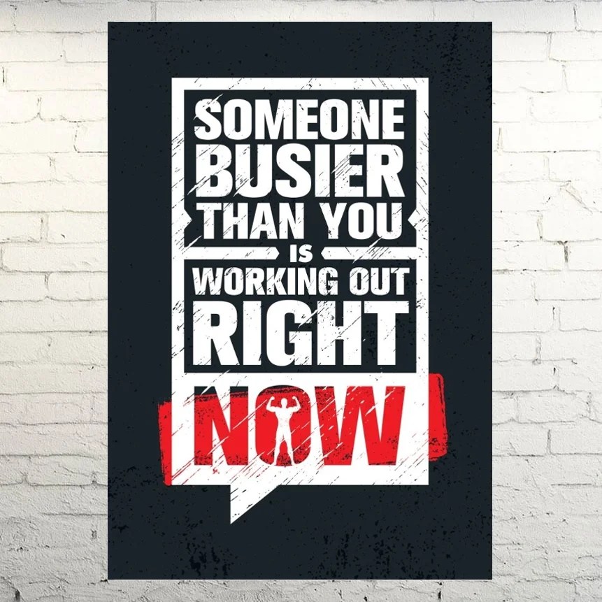 Someone Busier Than You Motivational Gym and Fitness