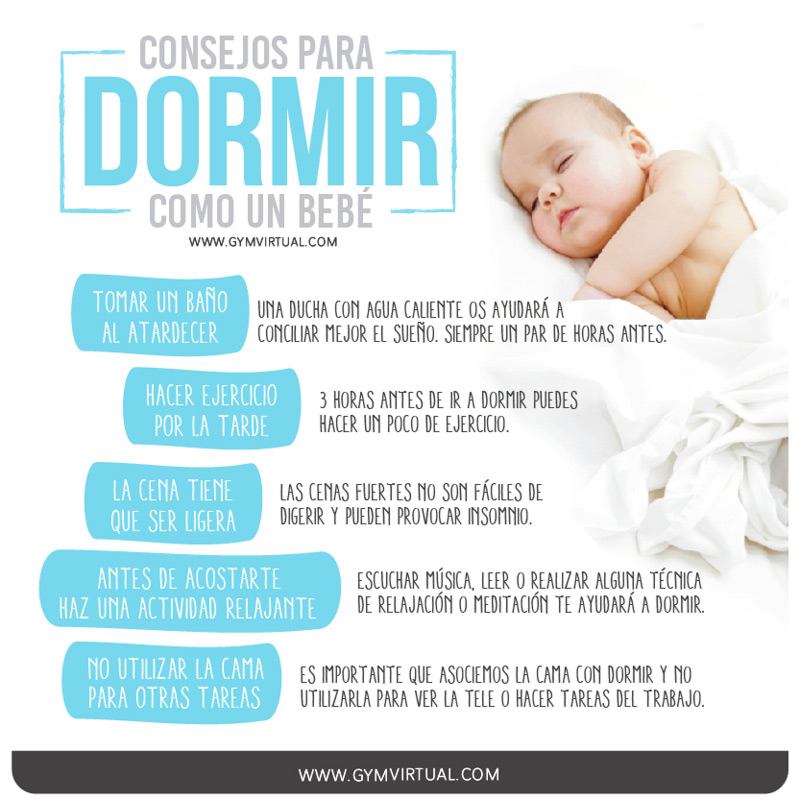 CONSEJOS PARA DORMIR CON UN BEBÉ GYM VIRTUAL