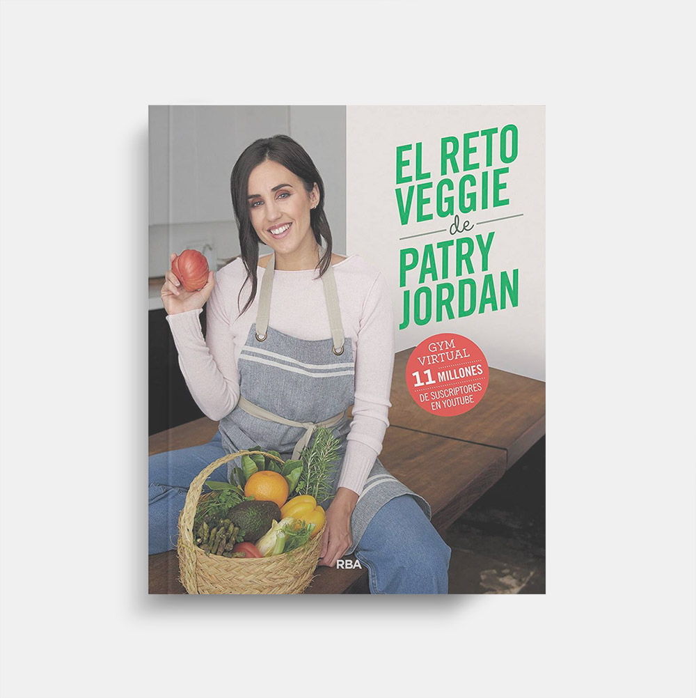 Libro Reto veggie Patry Jordán GYM VIRTUAL FOOD