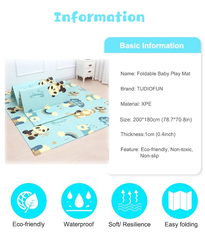 Large Size Foldable Baby Care Play Mat GYOBY® TOYS