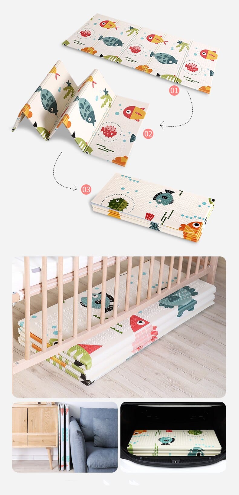 Foldable Baby Care Play Mat GYOBY® TOYS