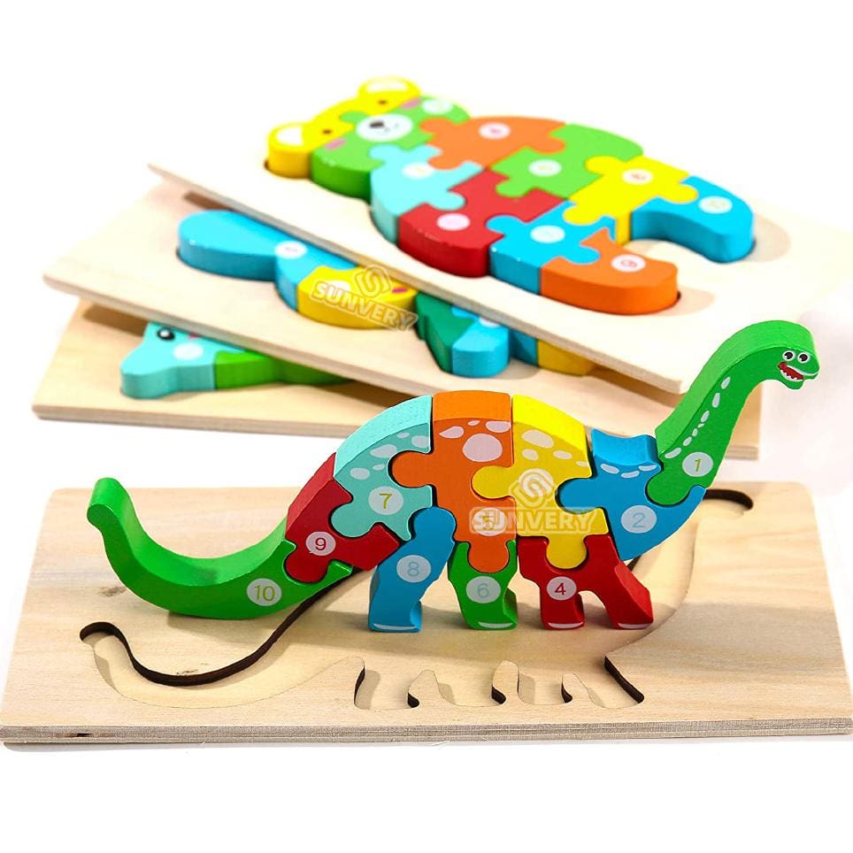 Montessori Wooden Toddler Puzzle Toy for Kids GYOBY TOYS