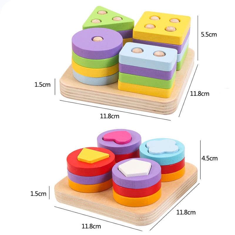 Early Educational Wooden Building Blocks Toys for Kids GYOBY TOYS