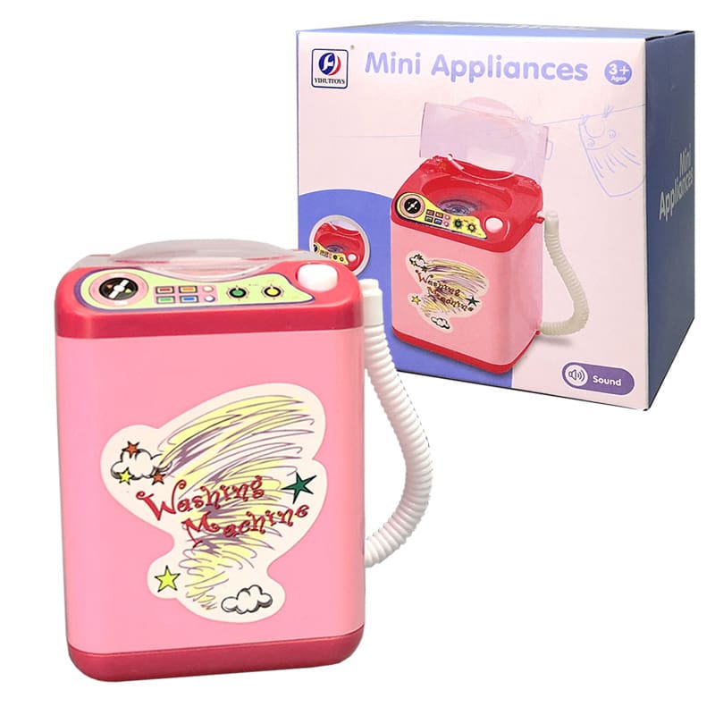 Mini Electric Washing Machine Pretend Play Toy For Girls GYOBY TOYS