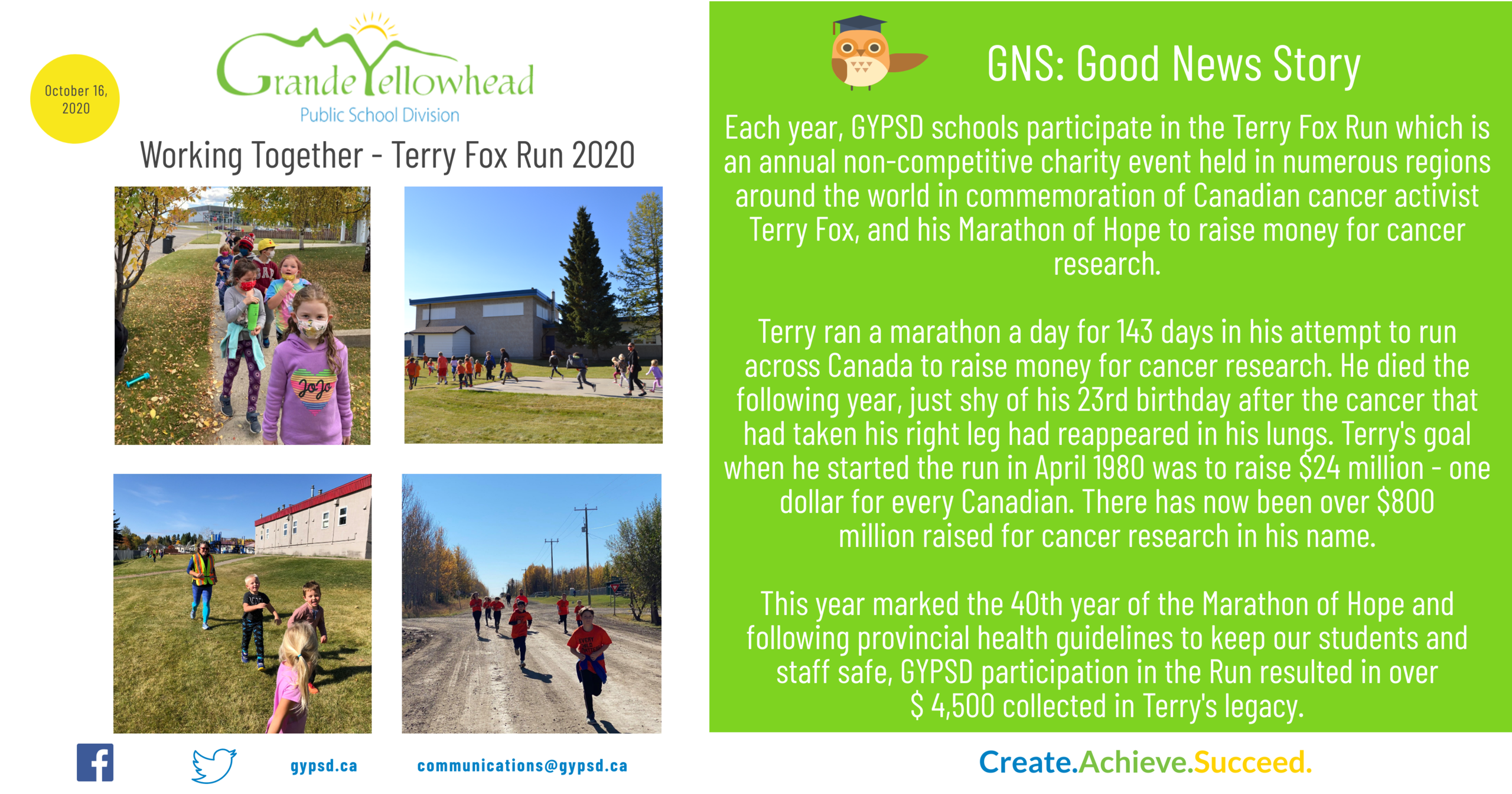 Press Releases Grande Yellowhead Public School Division