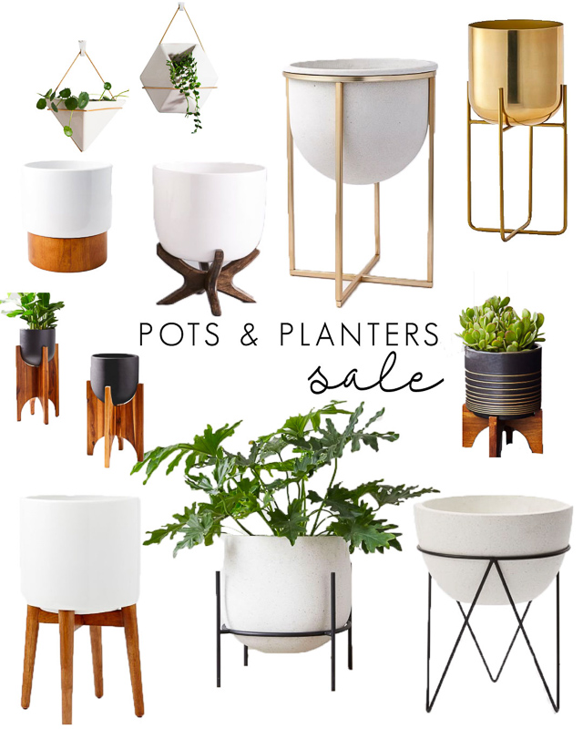 Incredible Mid Century Modern Planters For Small Space