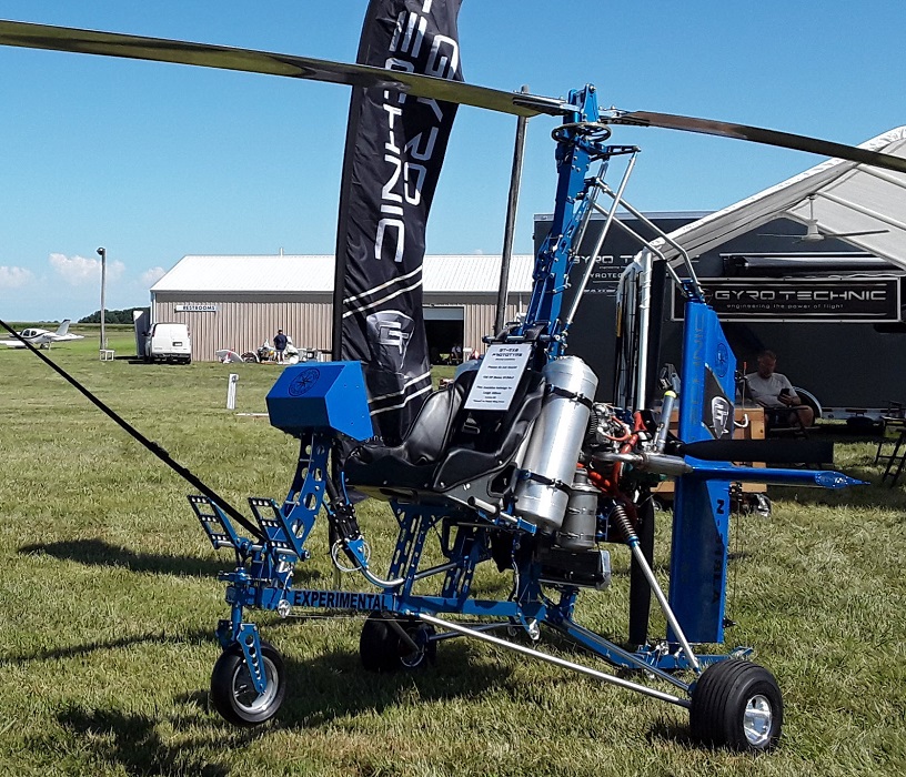 GTVX2 Gyro Technic Single place gyro designed for Rotax 912.