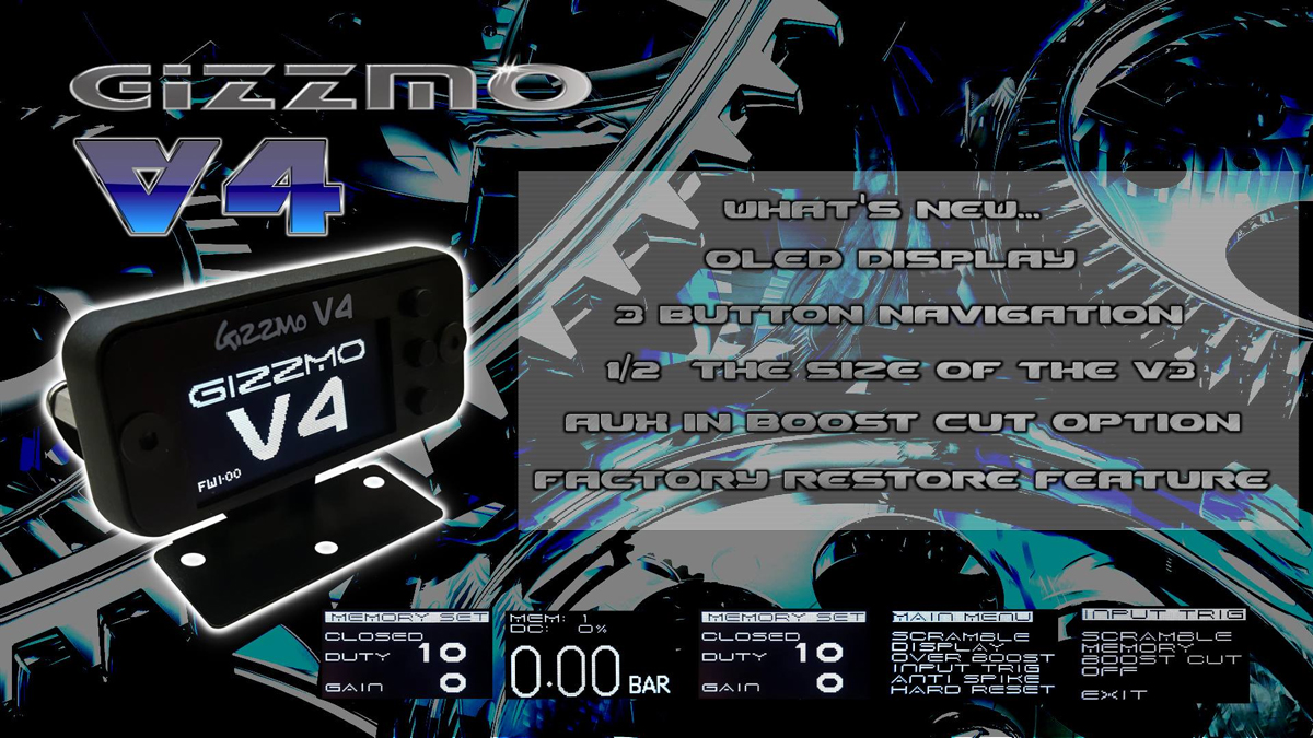 Gizzmo V4 OLED Boost Controller - Horsham Developments