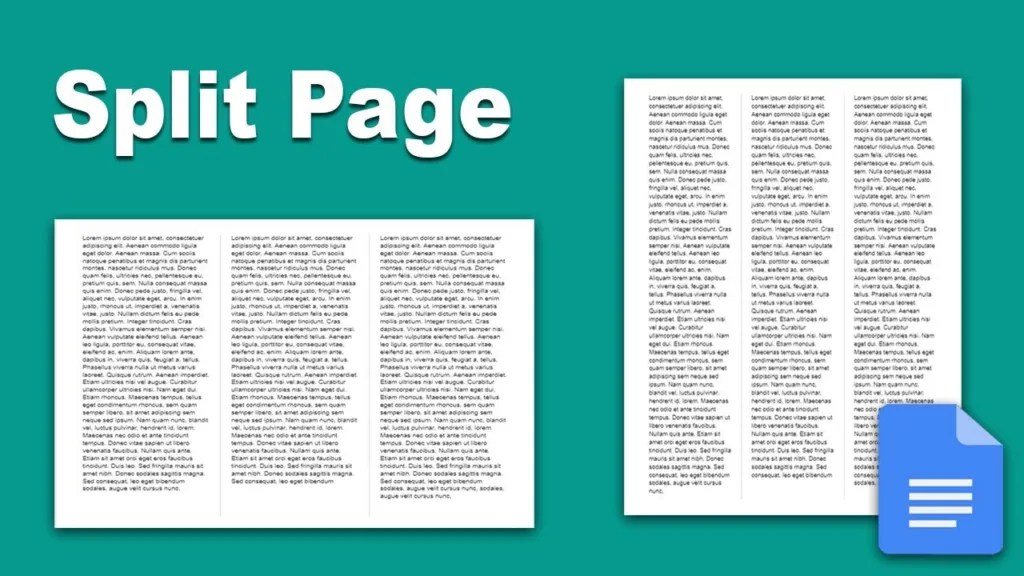 Creating a Vertical Split in Google Doc