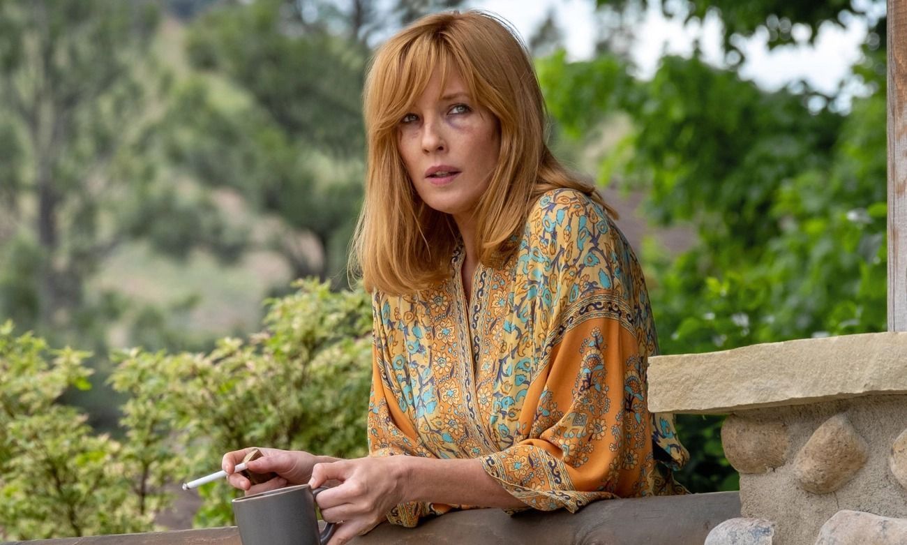 Beth's Face Reflects Past Trauma in "Yellowstone"