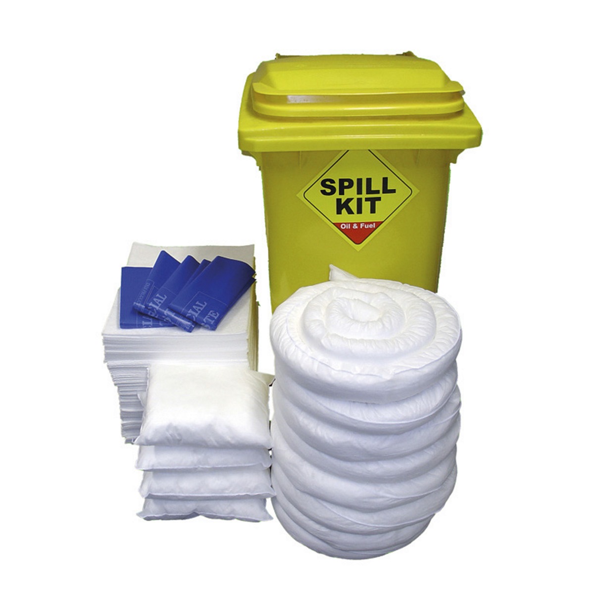 200 Litre Oil Absorbent Spill Kit in Bin HTEC