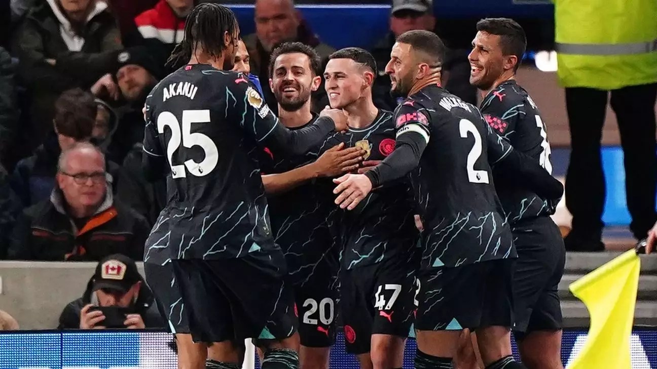 Manchester City Dominate Brighton & Hove with a 4-0 Win