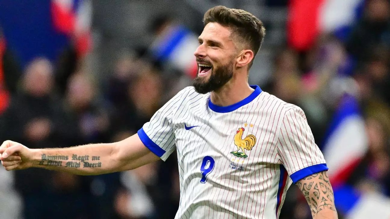 France Striker Olivier Giroud Announces Retirement from International Football