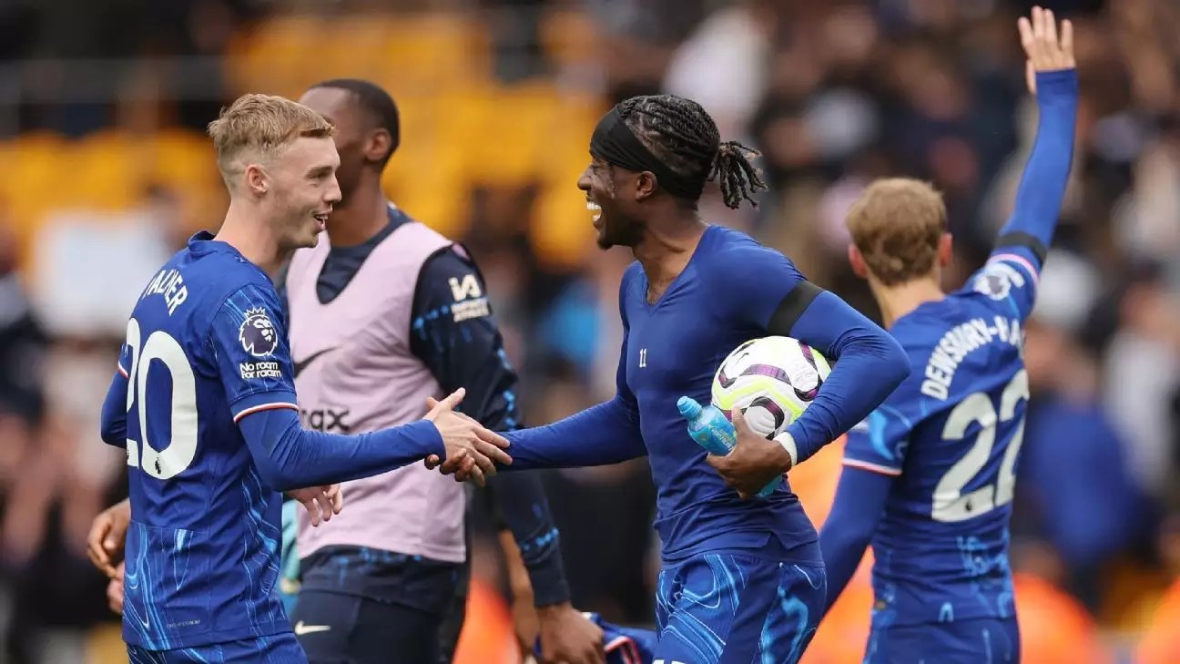 Chelsea’s Madueke Praises Teammate Palmer After Win Over Wolves
