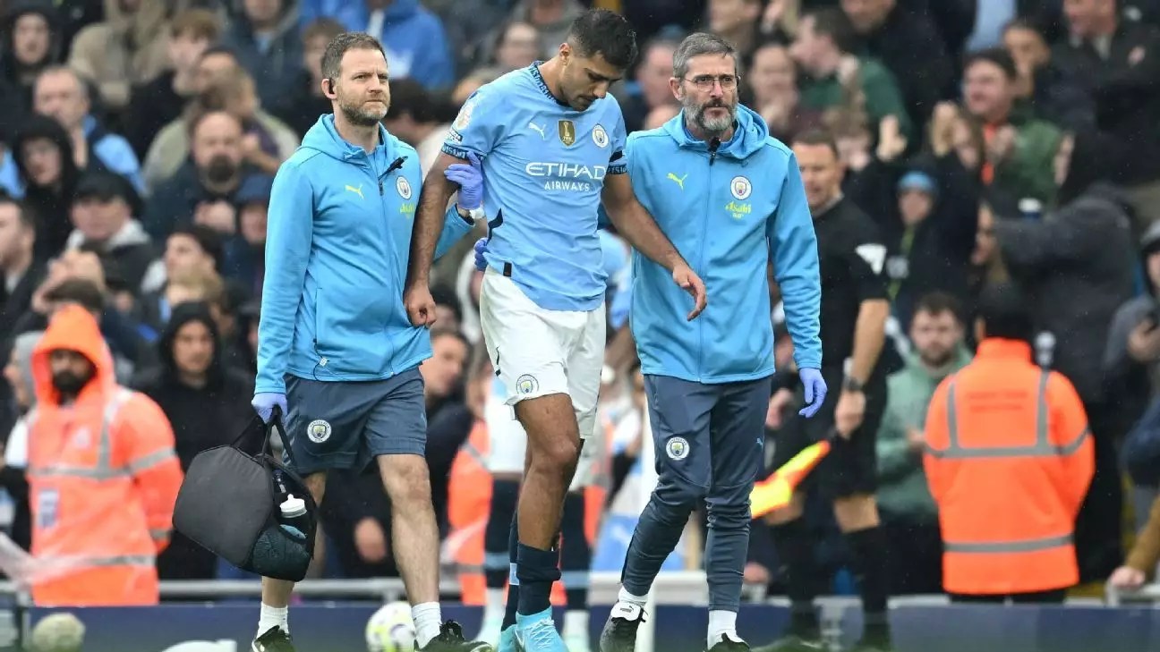 Manchester City Faces Major Setback as Rodri Suffers Knee Injury