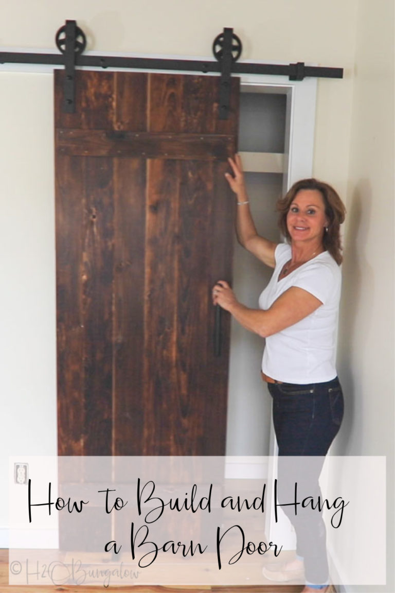Building a Barn Door Beginners Guide with Free Plans H2OBungalow