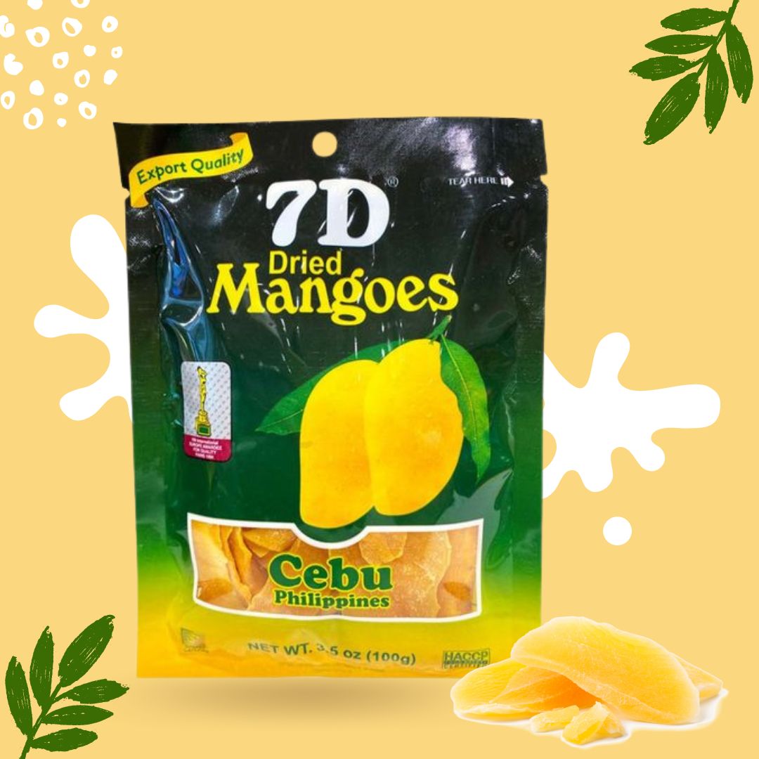 7D Dried Mangoes 100 Grams H2O Mart