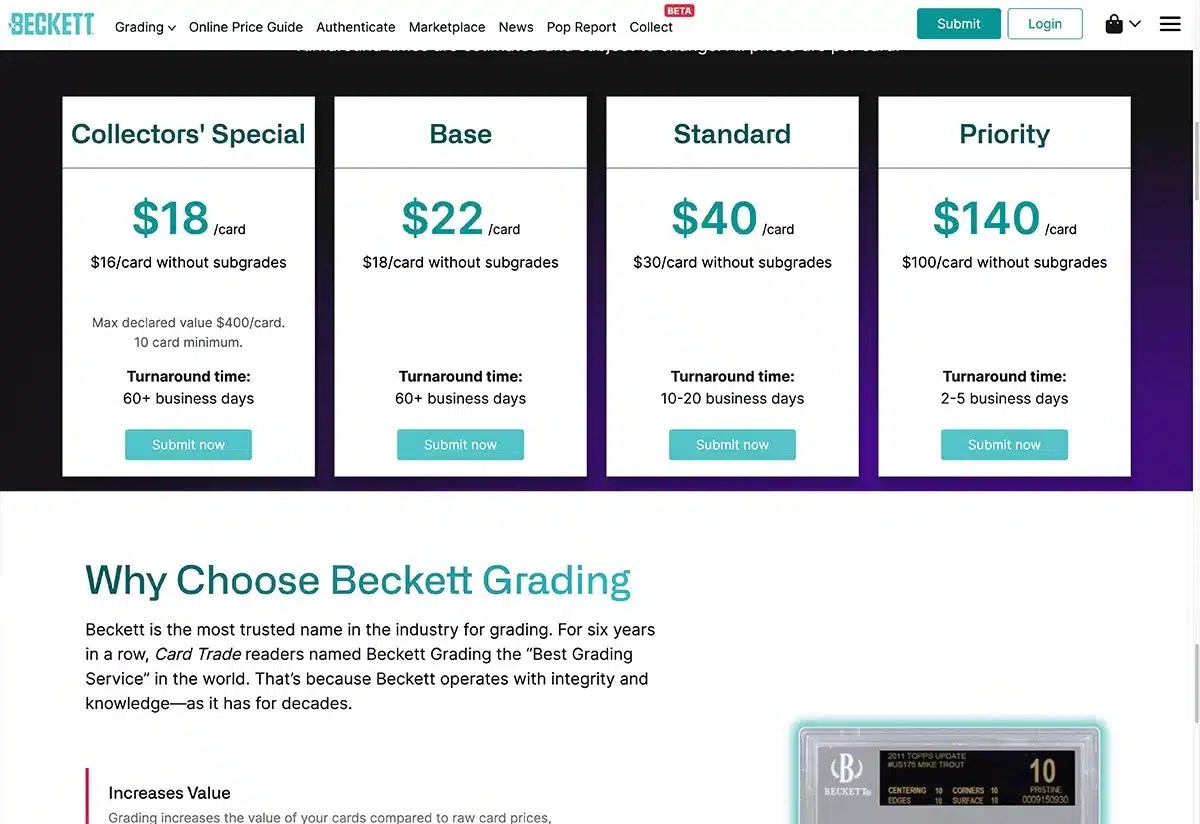 Beckett Grading Your InDepth Guide to BGS