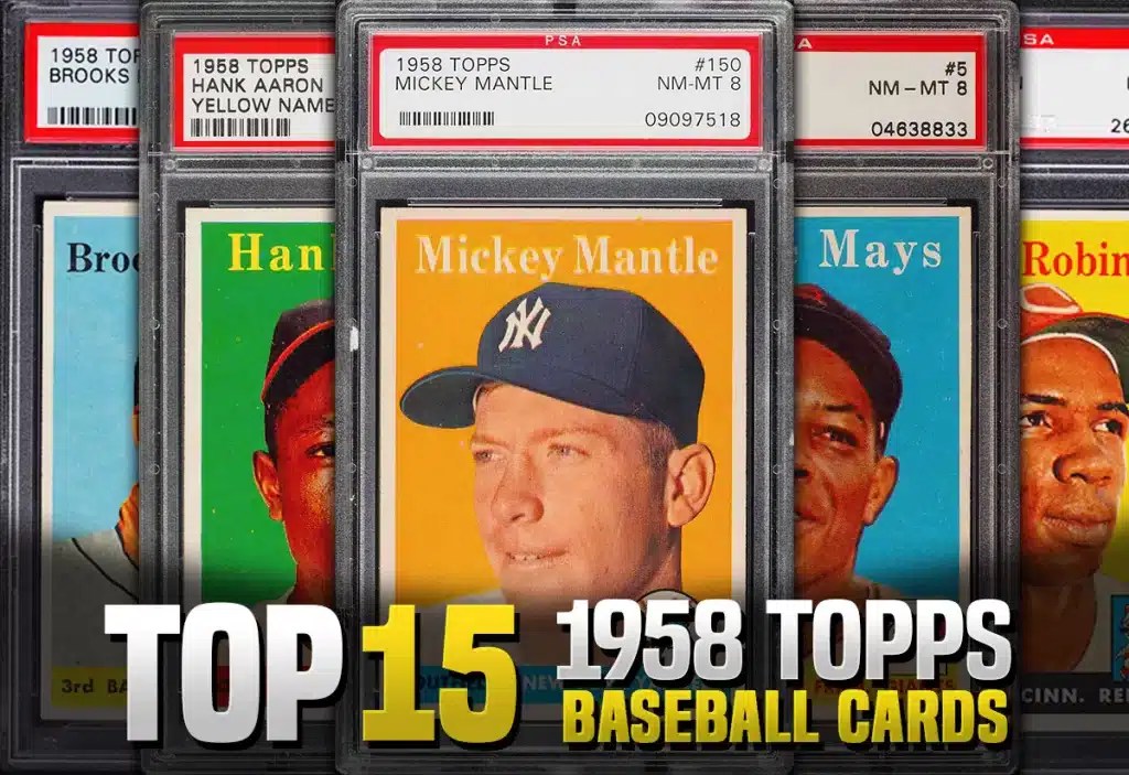 The Best 1958 Topps Baseball Cards Highest Selling Prices