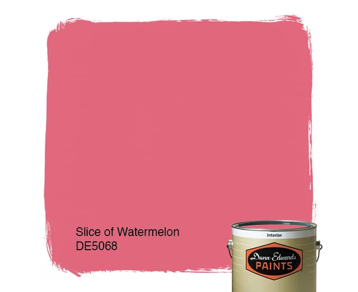 Slice of Watermelon Paint Color DE5068 DunnEdwards Paints