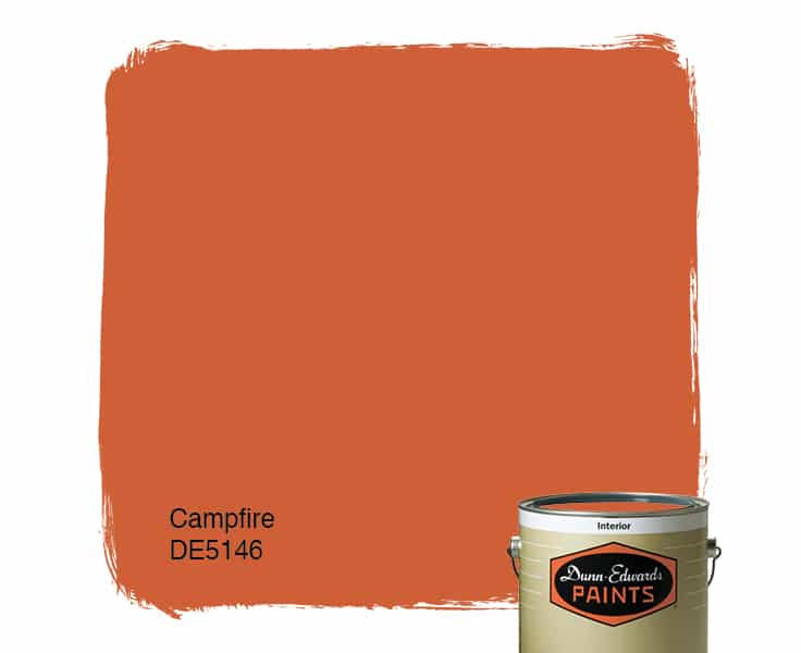 Campfire Paint Color DE5146 DunnEdwards Paints