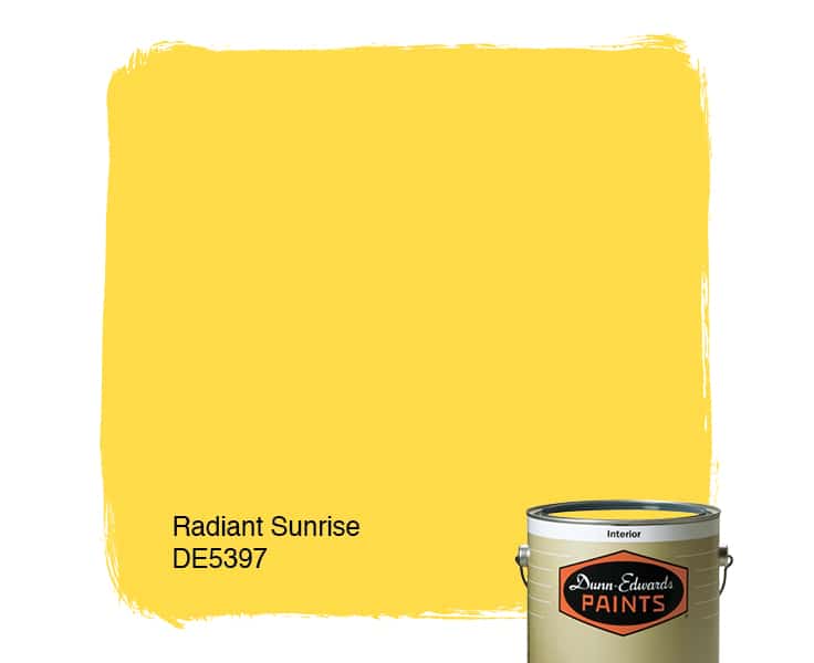 Radiant Sunrise Paint Color DE5397 DunnEdwards Paints