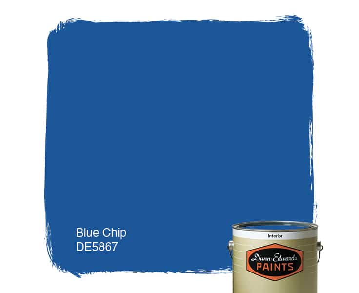 Blue Chip Paint Color DE5867 DunnEdwards Paints