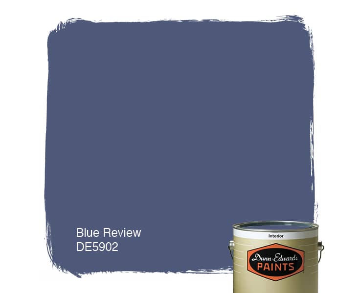 Blue Review DE5902 Paint Color 4E5878 DunnEdwards Paints