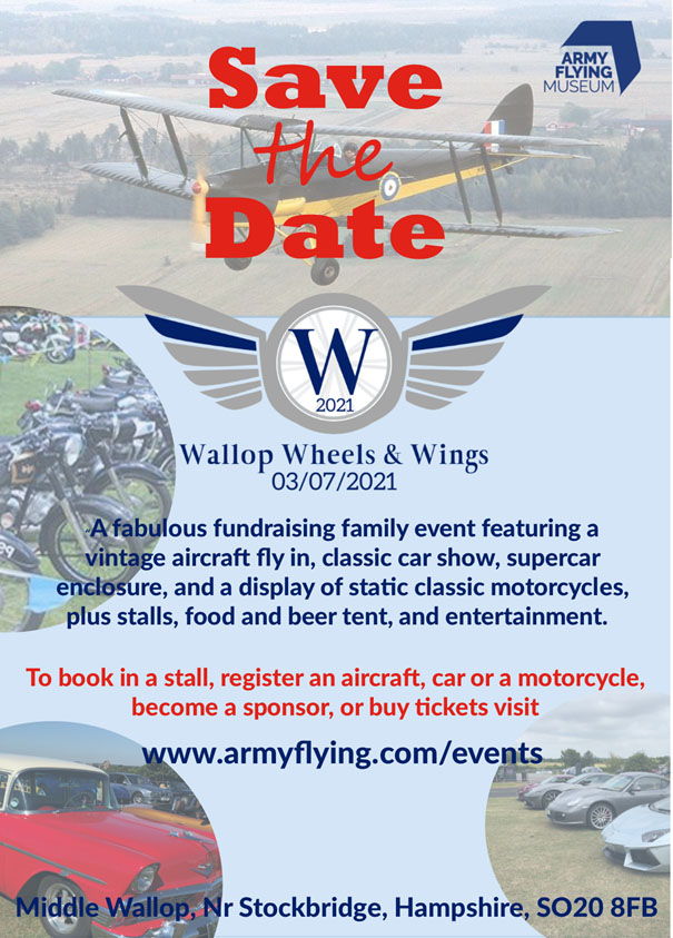 WALLOP WHEELS AND WINGS 03 JULY 2021 Historic Aircraft Association