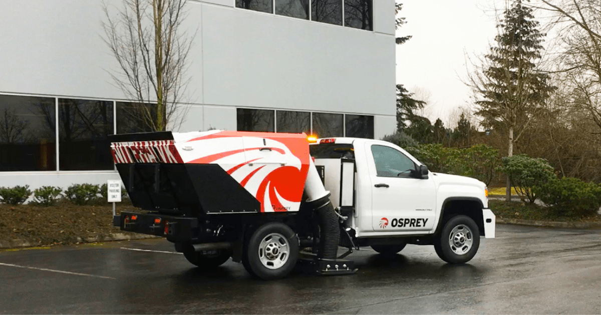 NiteHawk Osprey II Parking Lot Sweeper Haaker Equipment Company