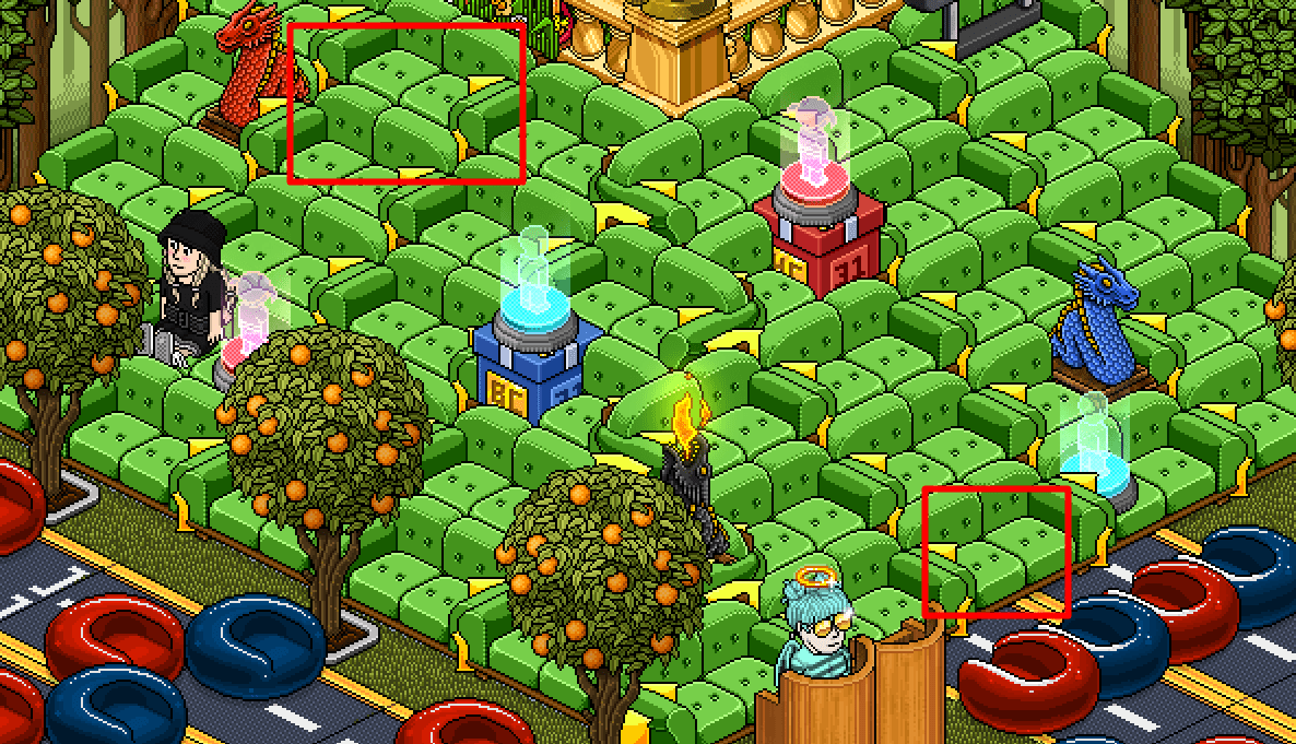 Club Sofa Habbo Baci Living Room