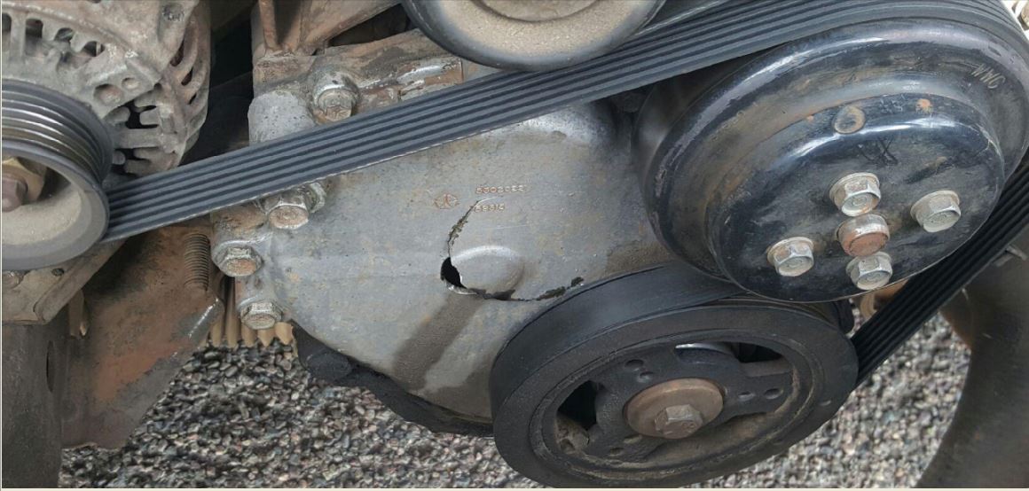Broken timing cover causes? Jeep Enthusiast Forums