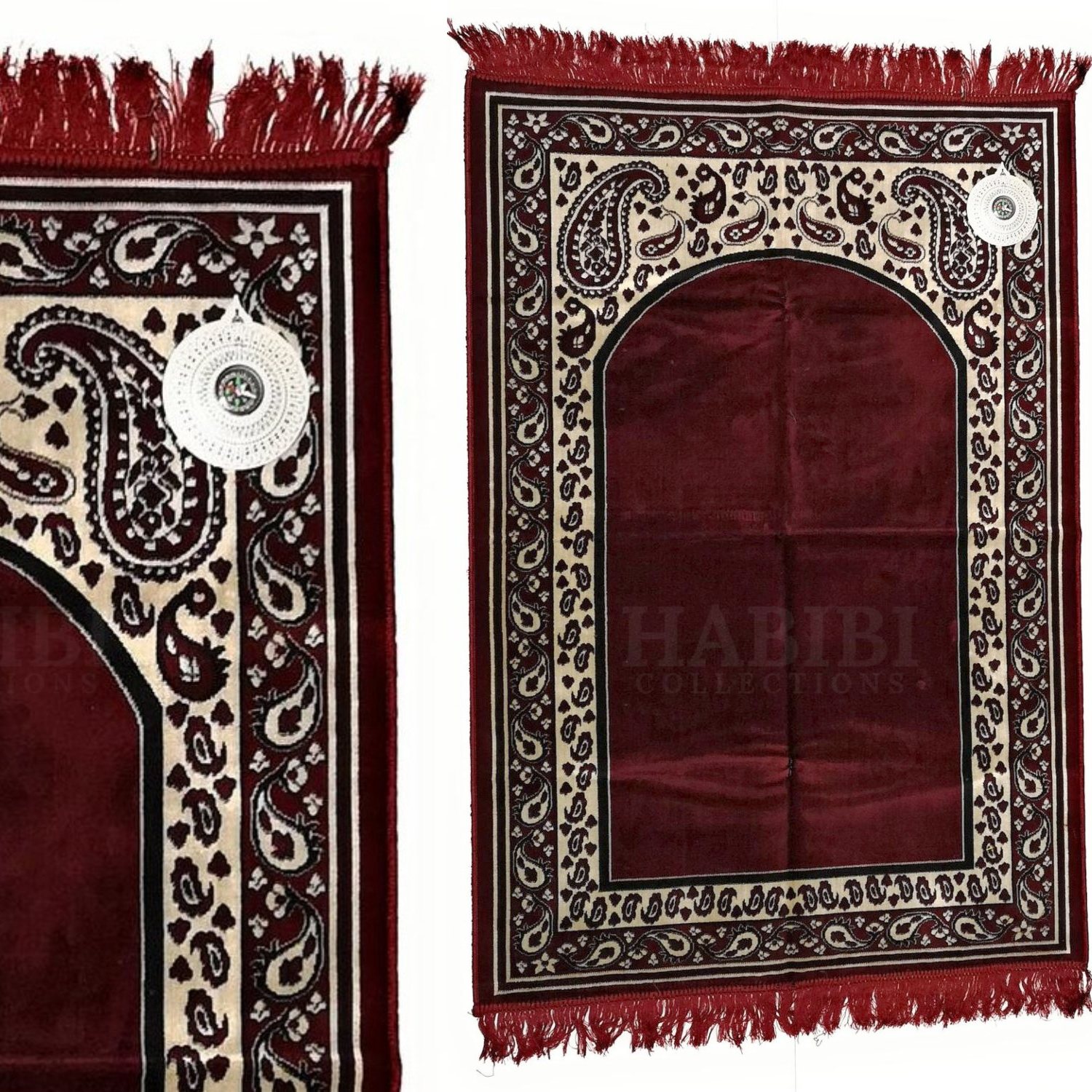 Compass Islamic Prayer Mat High Quality Saudi Arabia Habibi Collections