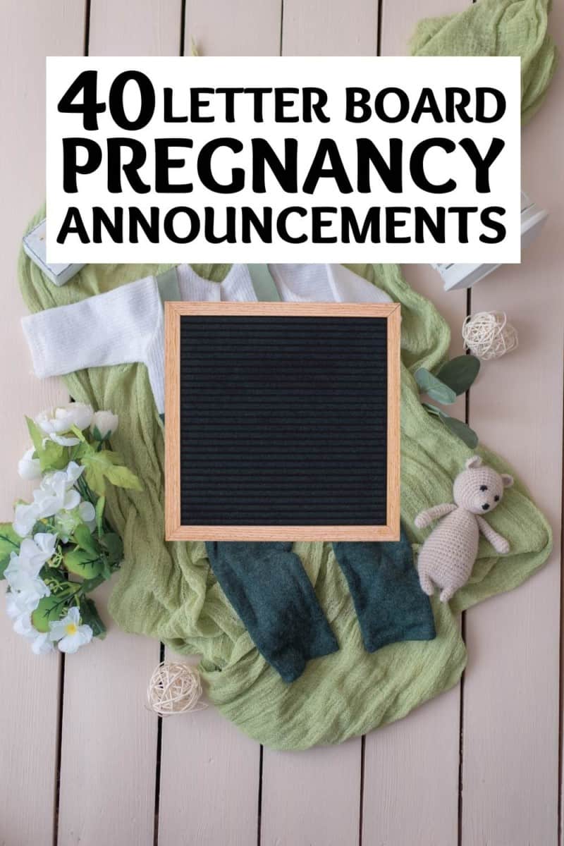 40 Letter Board Pregnancy Announcement Ideas Habitat for Mom