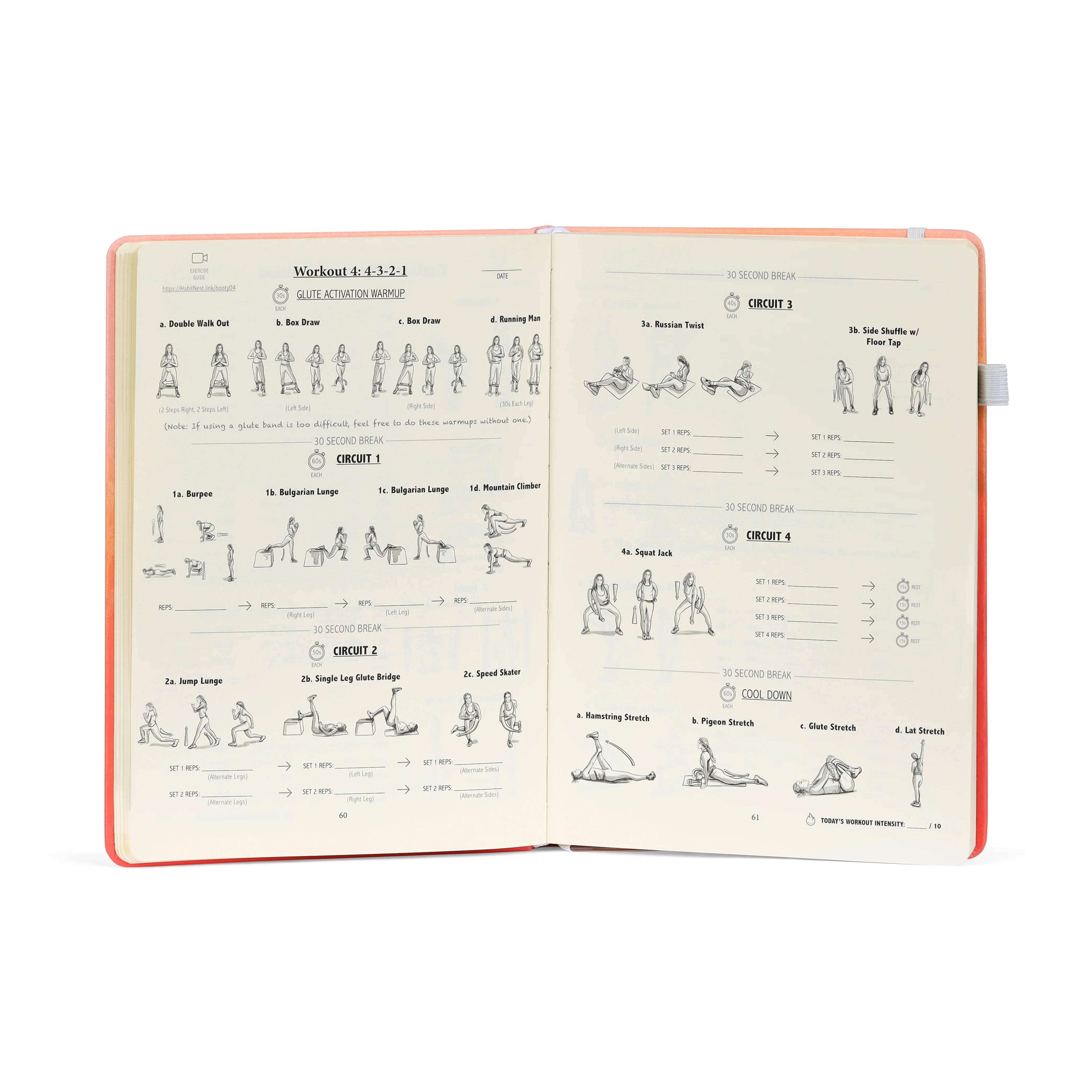 Badass Body Goals Journal Combo Habit Nest