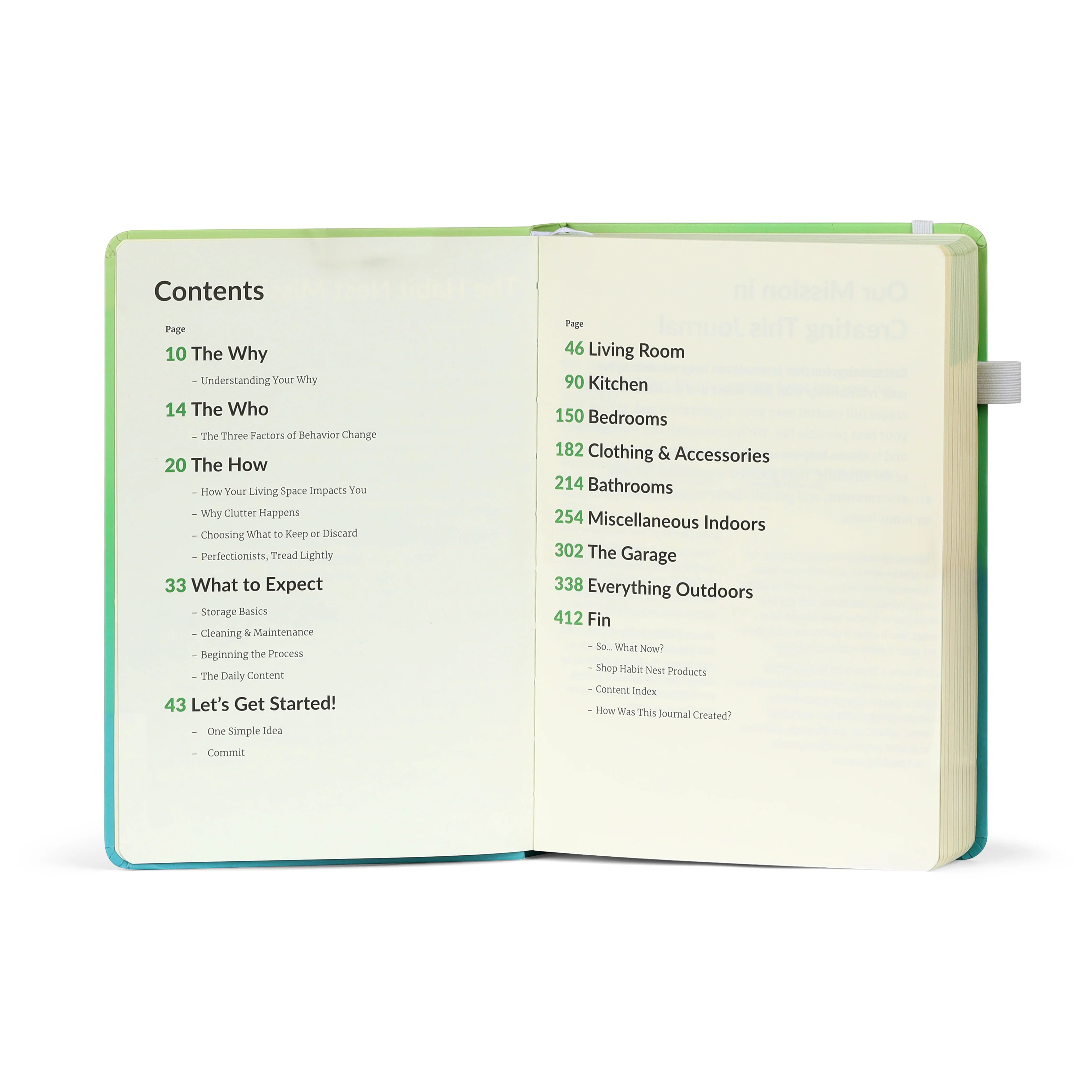 Home Organization Sidekick Journal Habit Nest