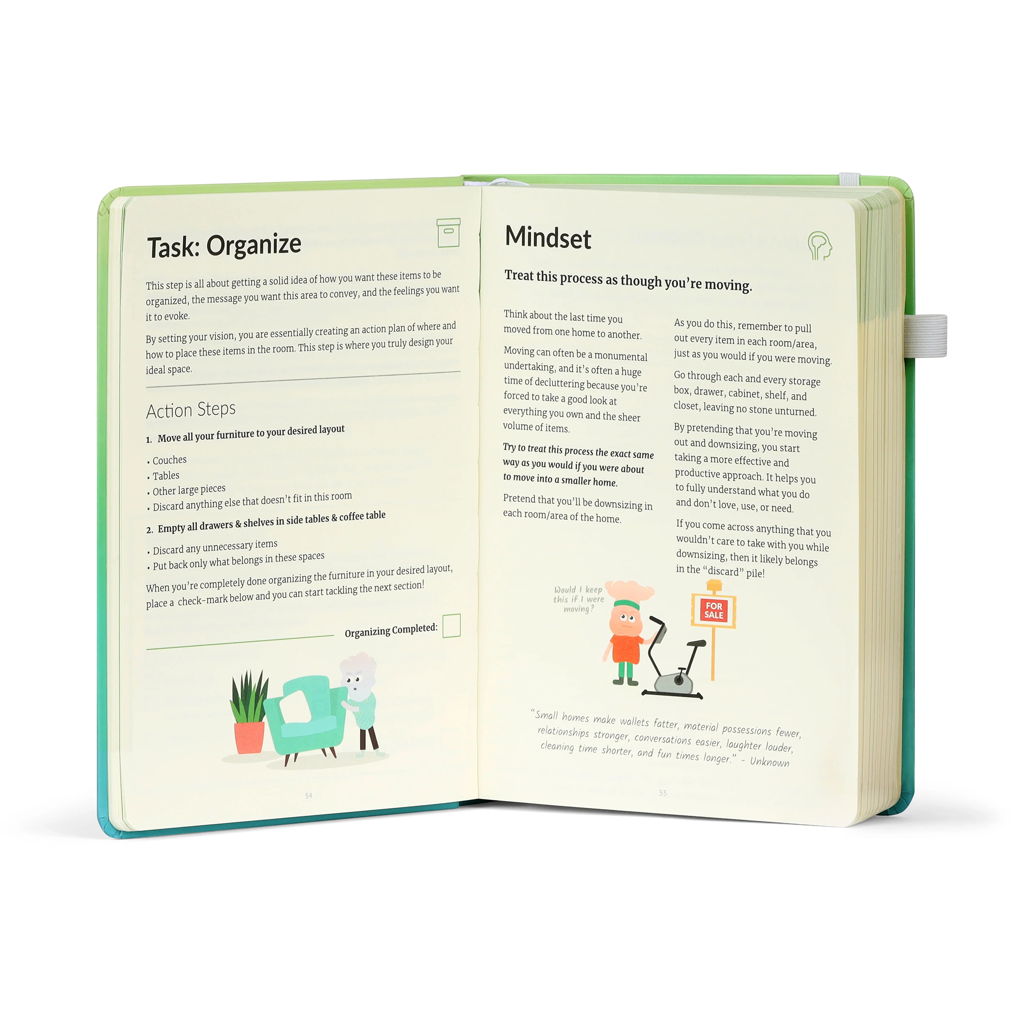 Home Organization Sidekick Journal Habit Nest