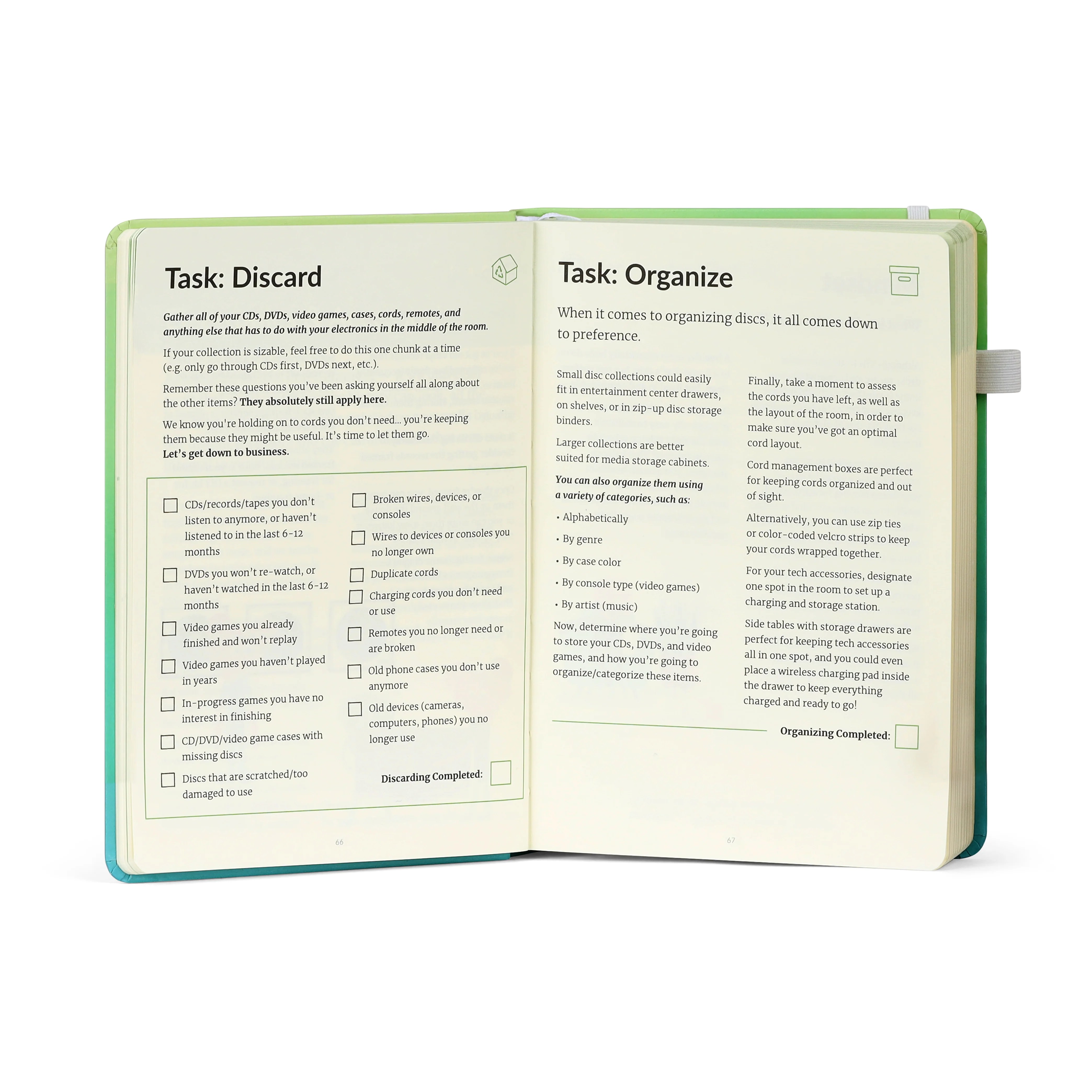 Home Organization Sidekick Journal Habit Nest