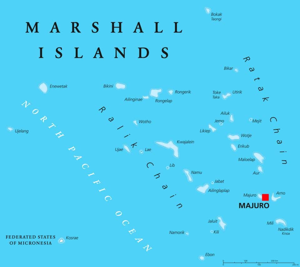 Islas Marshall ubicación, capital, bandera, turismo, religion y más