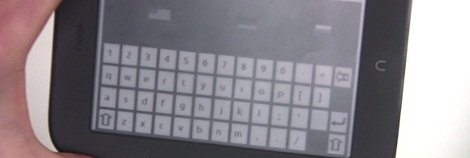 Using The Nook As A Keyboard | Hackaday