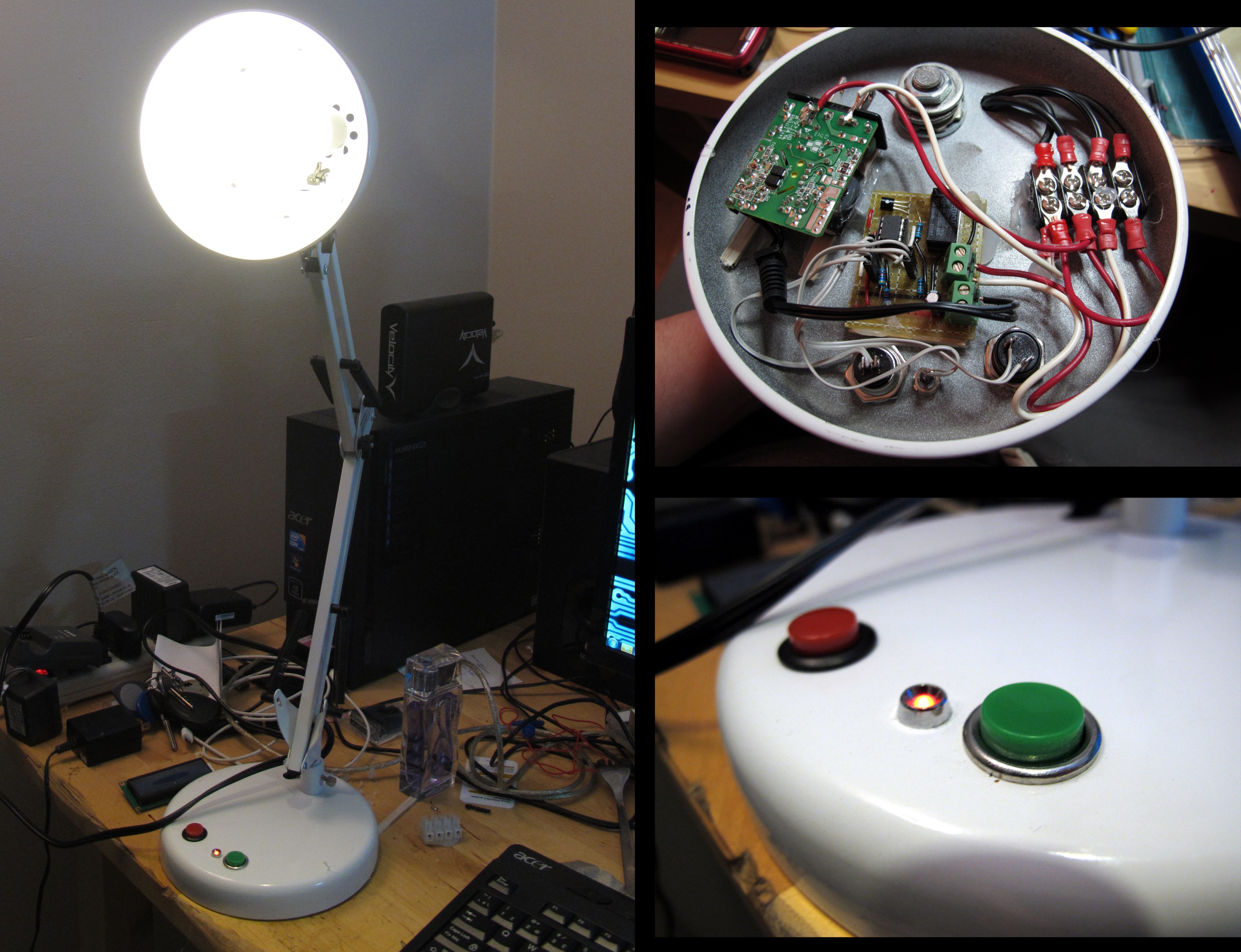 Adding A Timer Feature To This Desk Lamp Hackaday