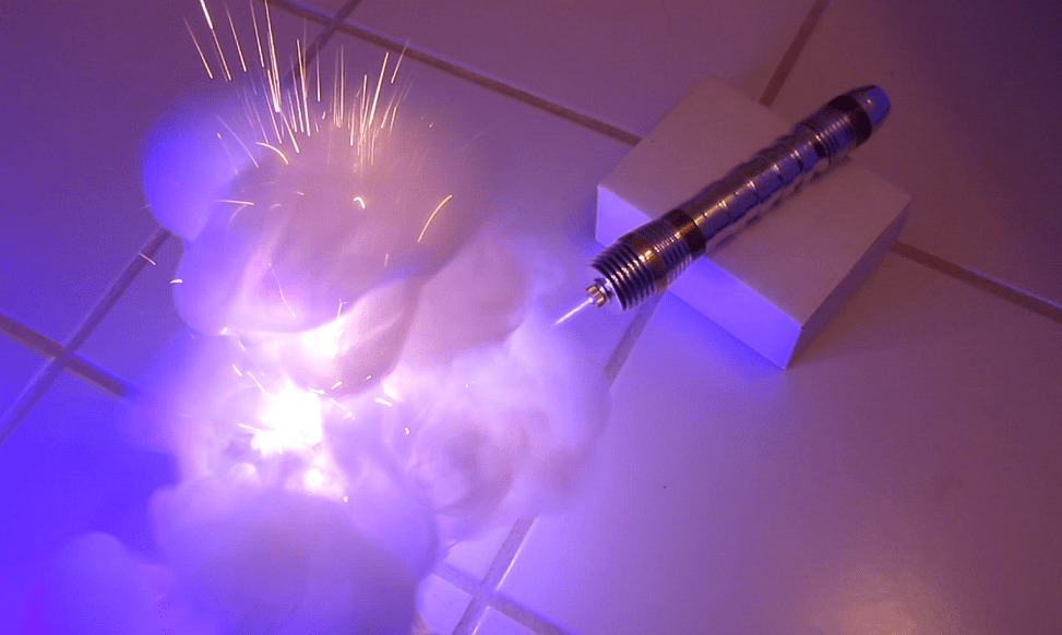 3W Handheld Laser Raises Hope For A Real Lightsaber Someday Hackaday