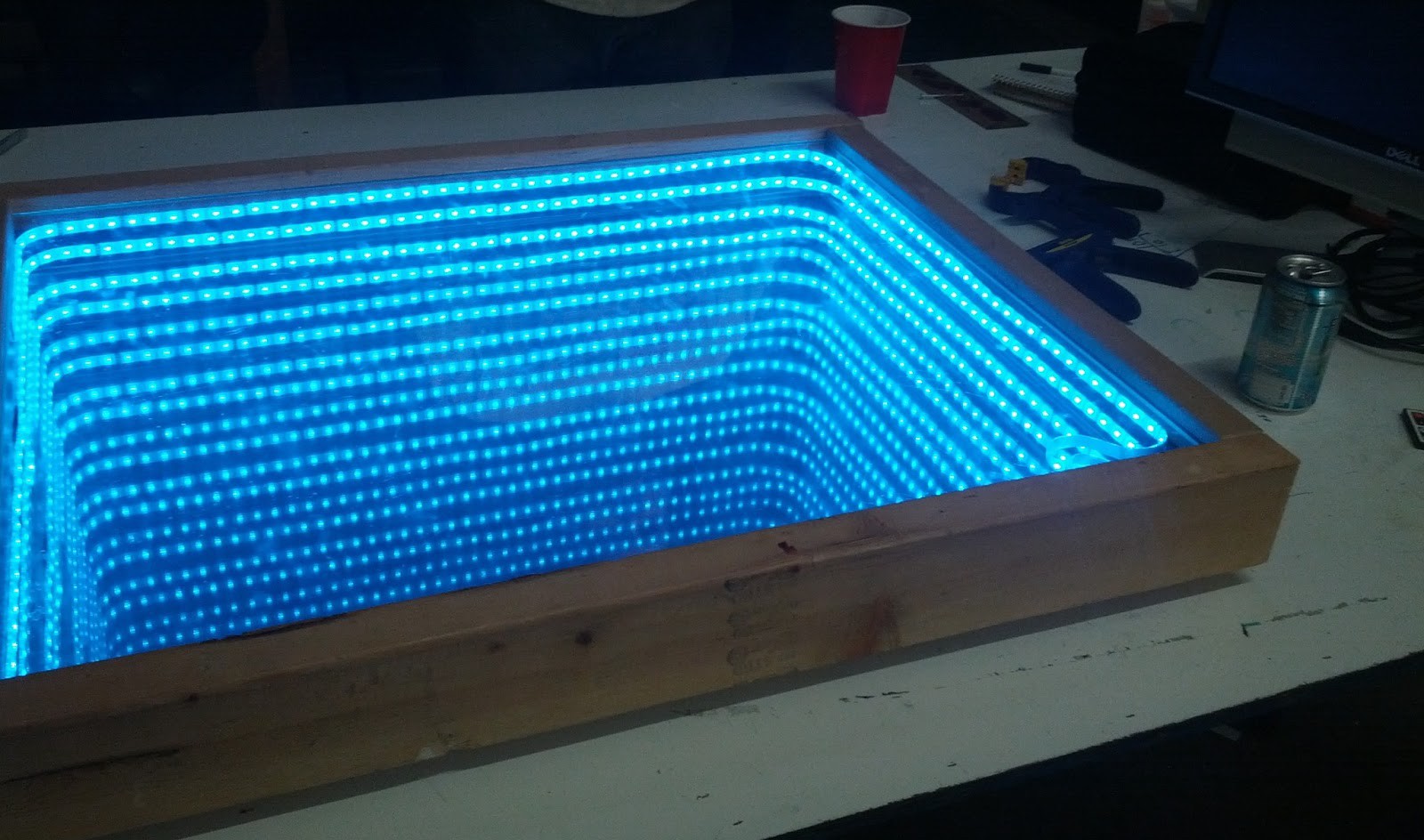 Building A Blinky Infinity Mirror Hackaday